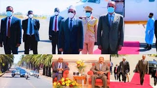 Qaabkii Madaxweyne Farmaajo loogu soo dhoweeyey Eritrea