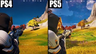 PS4 vs. PS5 | Fortnite Chapter 4 Graphics & FPS Comparison