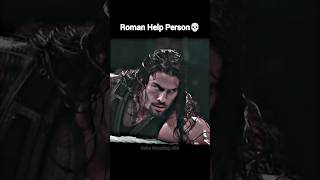 Roman Reigns Help Person Dean Ambrose💀☠️| Roman Reigns attitude 👿🤯#shorts #wwe #romanreigns