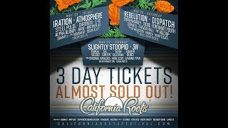 California Roots 2018 - 3 Day Tickets Almost Sold Out!