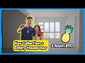 Key collection + Empty House Tour + First Impressions of a HDB 3 room BTO Renovation in Singapore