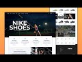 Design a Nike Shoes E-Commerce Website Using HTML and CSS | Step-by-Step Guide to Responsive Website