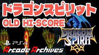 【PS4】ドラゴンスピリット OLD ver. (Arcade Archives)／1cc 753600pts【HI SCORE MODE】