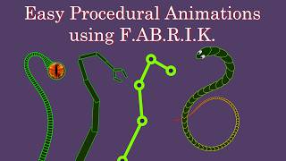 Program Procedural Animations using Inverse Kinematics and FABRIK