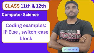 L3 - If-Else, Swtich -Case  , C++ Programming Examples , #computerscience #coding