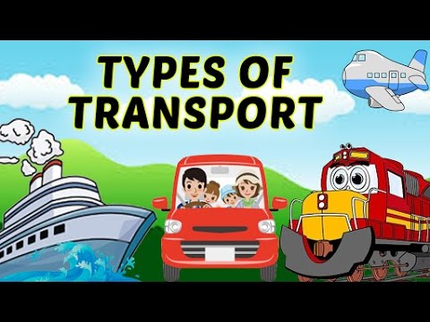 Modes Of Transport | Types Of Transport For Kids | Airways, Waterways ...