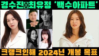 경수진→최유정 '백수아파트', 크랭크인해 2024년 개봉 목표 | 뉴스 사냥꾼