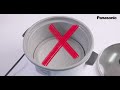 Panasonic Dos & Donts on Cooking Plate for Commercial Rice Cooker for SR-GB42FH