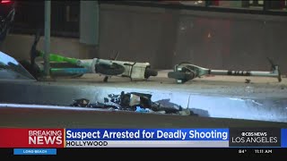 Suspect arrested for deadly shooting in Hollywood on Wednesday