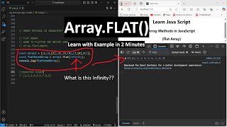 Flat Array Method in JavaScript | How to Flatten Arrays in JavaScript | JavaScript Array Methods