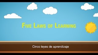 5 leyes de aprendizaje