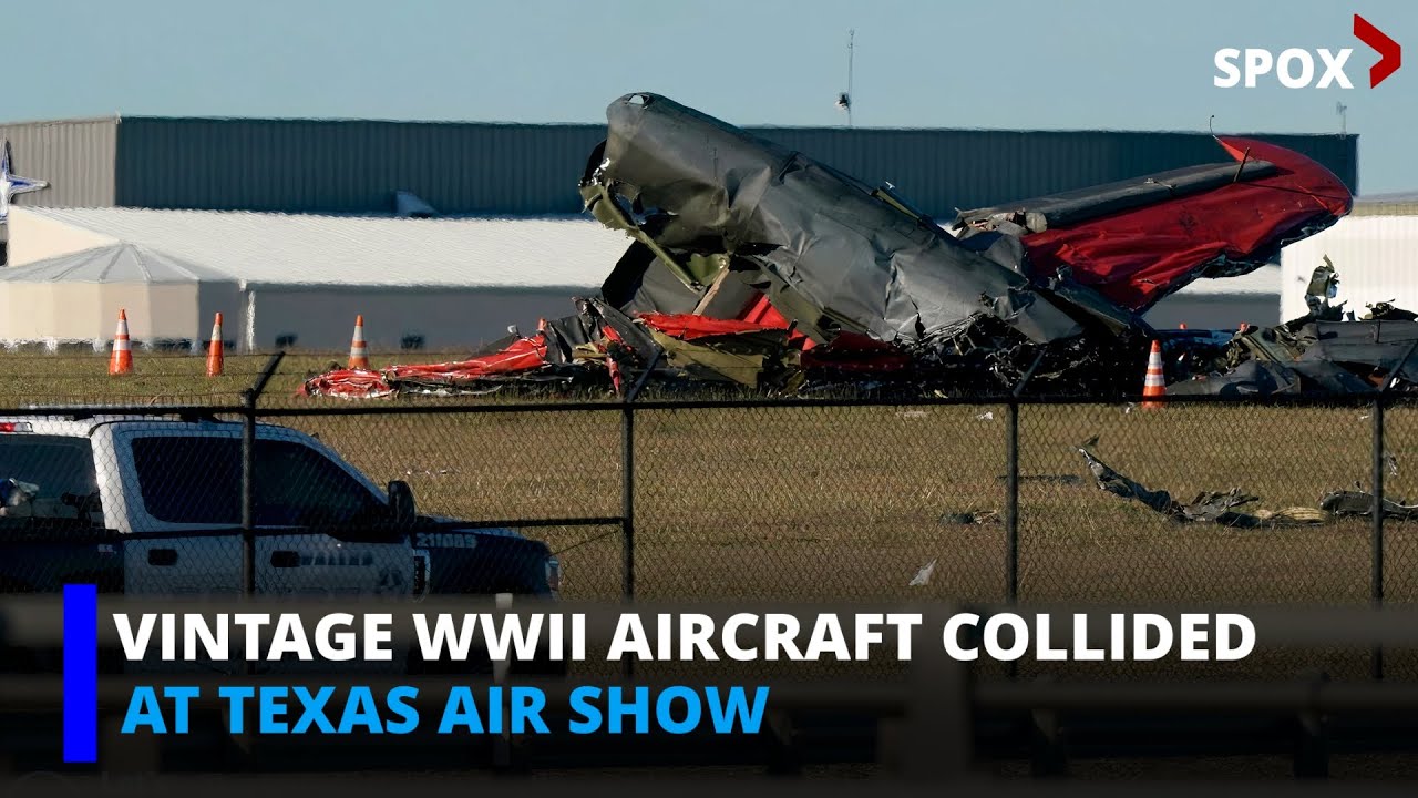 Historic Military Planes Collide In Mid-air Crash At Dallas Executive ...