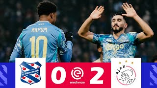 sc Heerenveen versus Ajax | 0:2 | Hoogtepunten | Eredivisie 2024/25 | Heerenveen Ajax