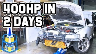 400HP IN 2 DAYS ON A R34 SKYLINE! - Mamba Bolt On Skyline Turbo Install