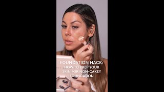 #FoundationHack How to Prep Your Skin for Non-Cakey Foundation Application #SkinPrep #Primer