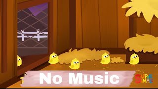 Five Little Chicks | No Music | Vocal |بدون موسيقي