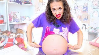 WATCH MY BABY MOVE IN MY PREGNANT BELLY!
