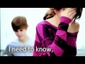 Justin Bieber - That Should Be Me [Lyrics HQ/HD]