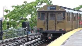 NYCTM 100th Years: R11/R16/R38/R42 couple with D-Type Triplex Car at W8th St-NYA