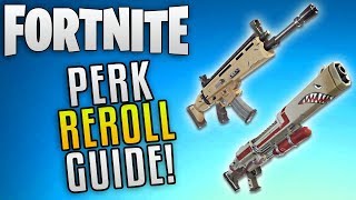 fortnite save the world perk reroll update - fortnite patch notes 42