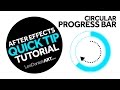 After Effects Tutorial | QUICK TIP | Circular Progress Bars