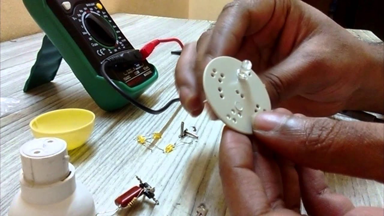 How To Repair A Led Bulb Youtube How To Repair A Led Bulb Youtube