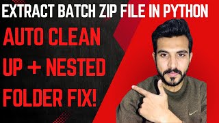 Extract & Organize ZIP Files in Python (No More Messy Folders!)