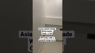 Asian paints shade white butter L164 ( off white ) | interior paint ideas