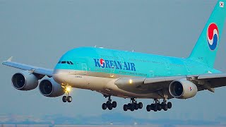 241204 인천공항 비행기 이륙과 착륙 클로즈업 확대 영상 입니다. Incheon Airport Landing & Takeoffs Closeup