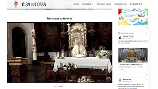 Seminarians launch website to promote participation in Mass from home at any time