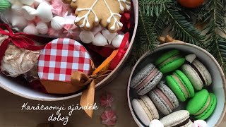 Karácsonyi ajándék doboz🎄🎁 sok-sok finomsággal🍫-BebePiskóta