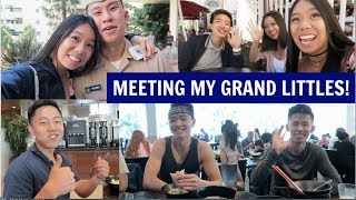 Meeting My Grand Littles, Infinities & UCLA Dinning Hall Food!