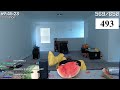 lukeafk gets pushed by exploding watermelon subathon day 1