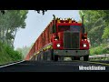 giant long road trains crashes 15 beamng drive