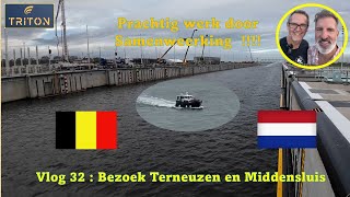 Sailing vlog towards Terneuzen where we visit tecnical installations of the new built Middensluis