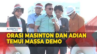 [FULL] Orasi Masinton dan Adian PDIP di Atas Mobil Komando saat Temui Massa Demo di DPR