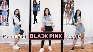 Recreating BLACKPINK outfits