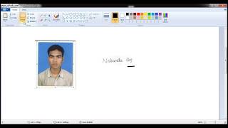 How to make Perfect size Photo \u0026 Signature in Paint for online JOB Application?