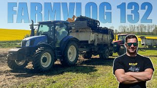 FARMVlog #132 - Rozmetání hnoje pod kukuřici s Case IH PUMA 185 CVX a RMA 8