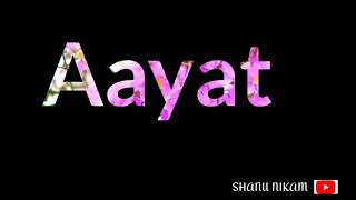 Aayat lyrics video ❤️/Aayat song/Bajirao Mastani/Ranveer Singh /Deepika Padukone / #status #aayat