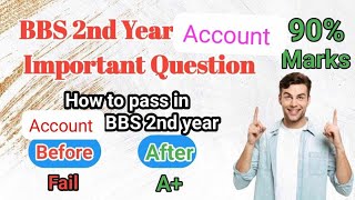 BBS Second Year Account || Model Set  || How to pass in Cost Accounting ||TU Account