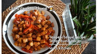 How to cook tempeh || Indonesian tempeh recipe || Sweet spicy tempeh || Tempe tumis kecap || VK86
