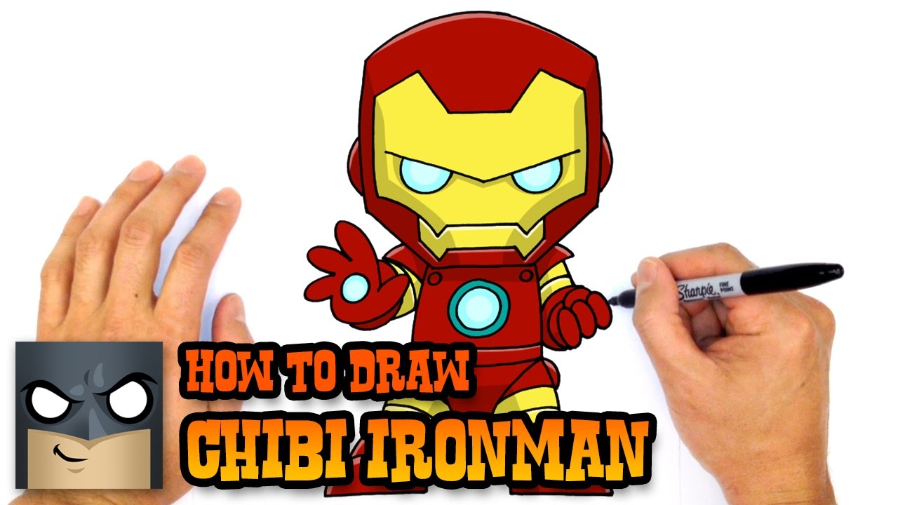How To Draw Iron Man In Cartoon