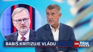 Babiš: Fialova vláda? Amatéři, co dělají ostudu. Katastrofa, dal bych jim za pět a padáka