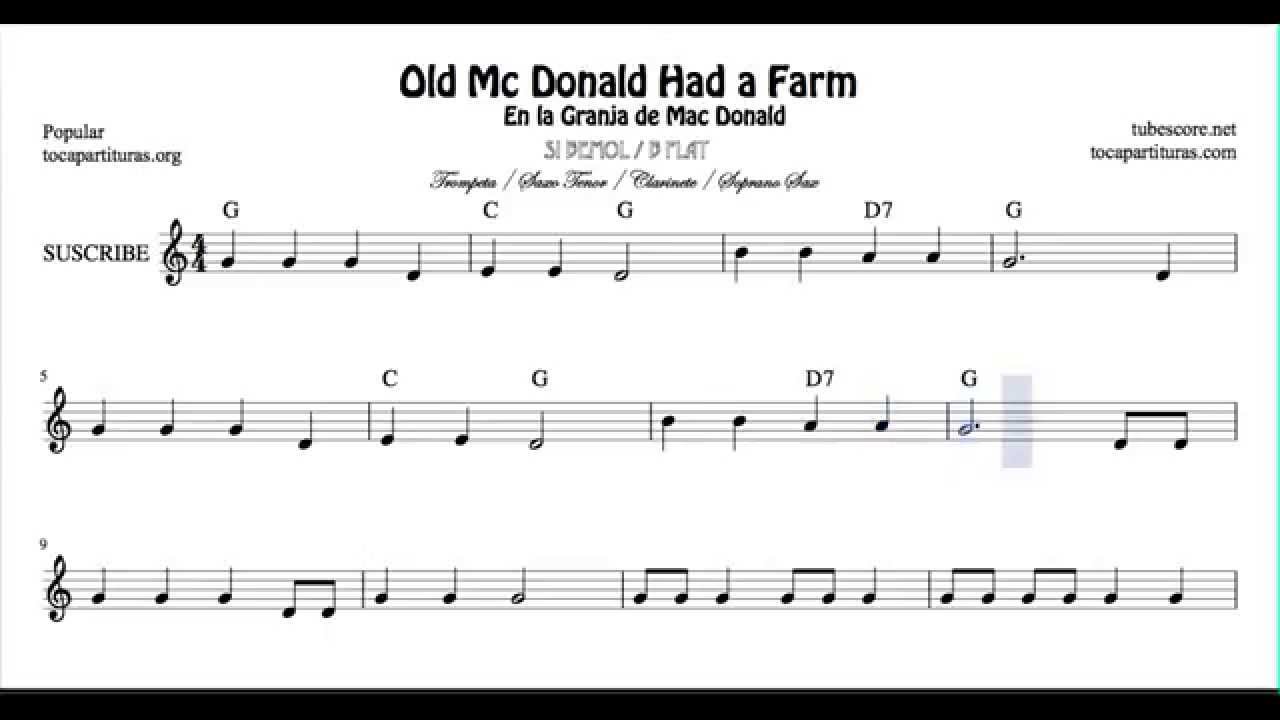 Old Macdonald Music Trumpet Morris Northcutt