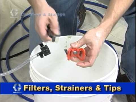 Clean Up and Storage for Your Paint Sprayer Clean Up and Storage for Your Paint Sprayer