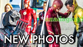 Crisis on Earth X All New Photos !!! The Ray First Look !!! BLITZEN !!! Arrow 6x01 Flash 4x08 Photos