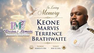 In Loving Memory Of Keone Marvis Terrence Brathwaite