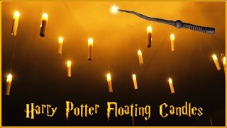 DIY HARRY POTTER FLOATING CANDLES | Magical LED Decoration