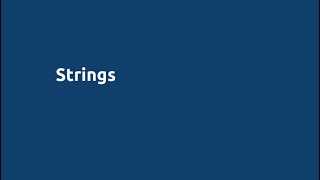 Python for Engineers: Module 6, Part 1. Strings